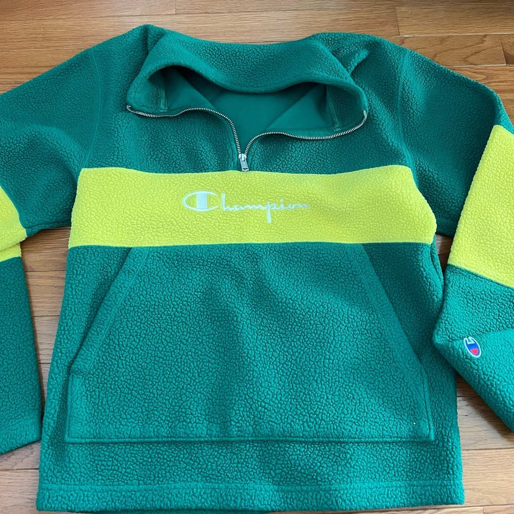 fleece champion pullover